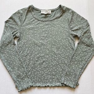 Floral Long Sleeve Top in Medium